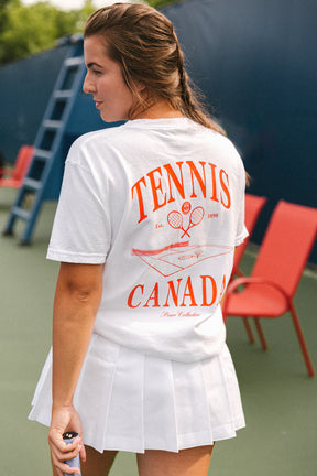 Tennis Canada Tennis Court Heavyweight T-shirt - White