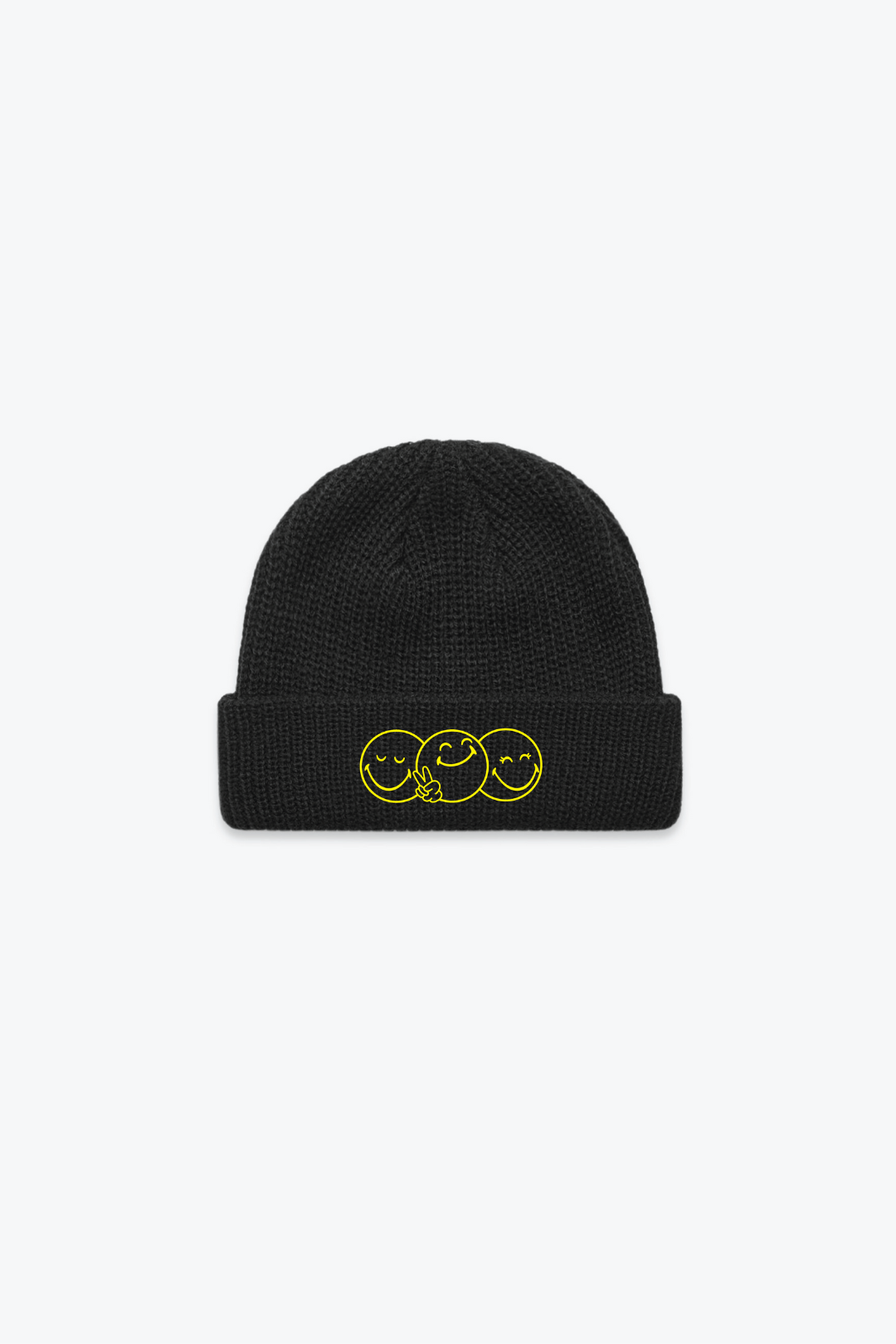 P/C x SmileyWorld Beanie für Jugendliche - Schwarz