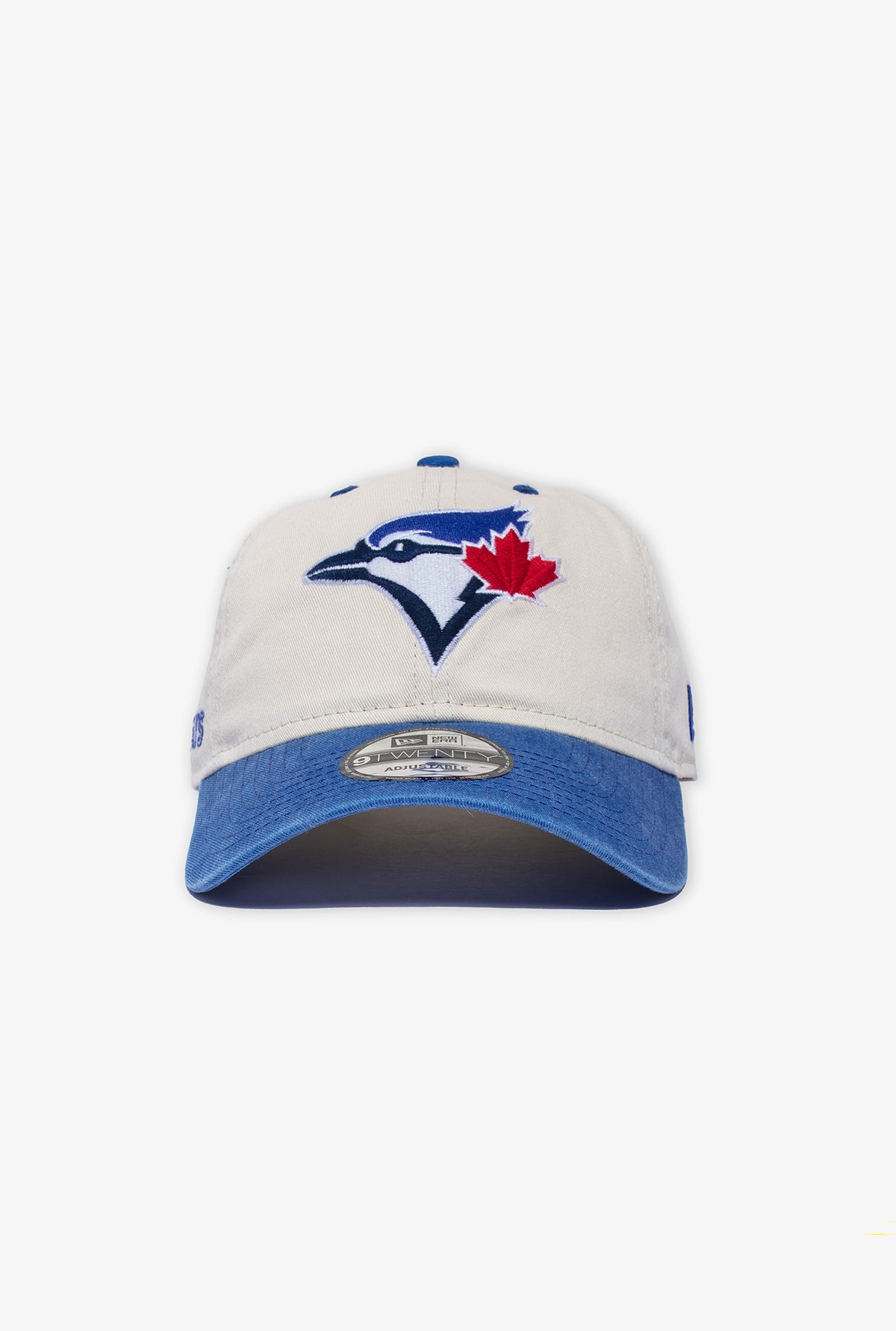 Toronto Blue Jays Sidescript 9TWENTY Adjustable Cap - Ivory