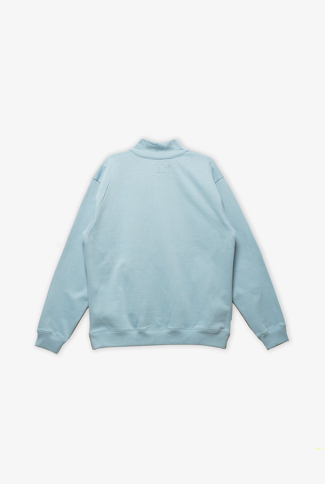 Pull demi-zip Peace Basics - Bleu glacier