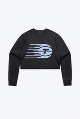 Toronto Tempo Logo Cropped Crewneck - Black