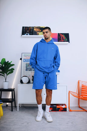 Peace Basics Heavyweight Hoodie - Strong Blue