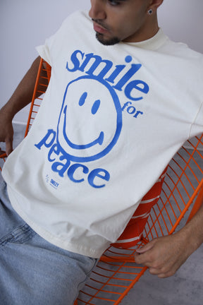 P/C x Smiley Heavyweight T-Shirt - Ivory