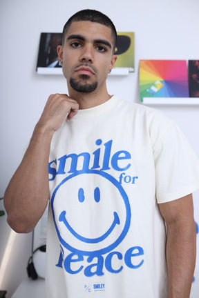 P/C x Smiley Heavyweight T-Shirt - Ivory