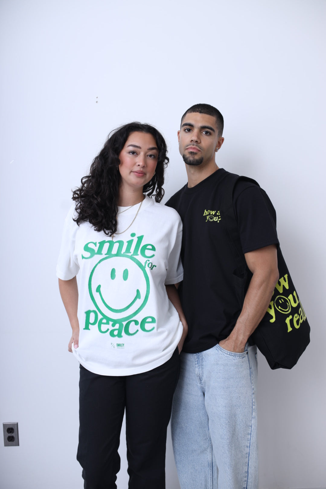 P/C x Smiley Heavyweight T-Shirt - White