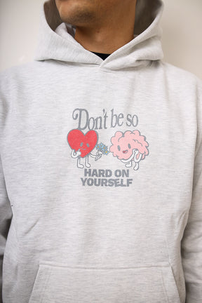 Don't Be So Hard Heavyweight Hoodie - Ash