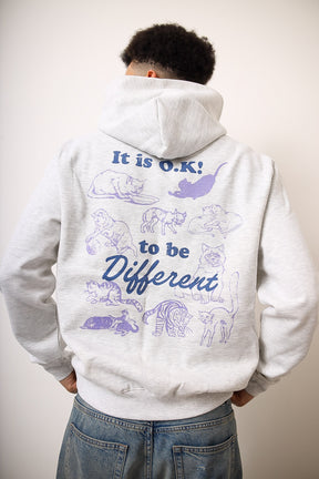 Be Different Heavyweight Hoodie - Ash