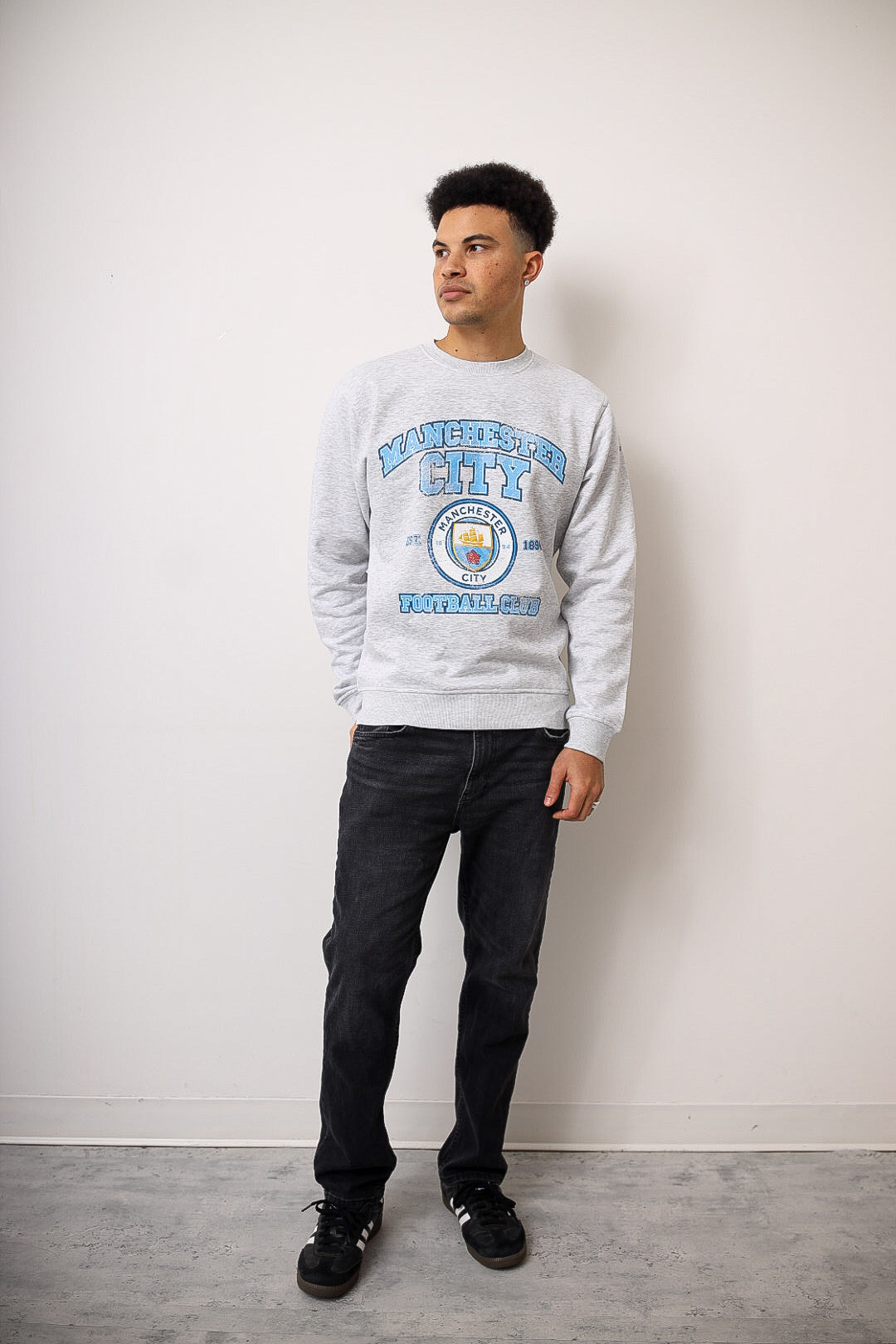 Manchester City FC Crewneck - Ash