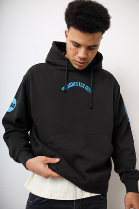 Manchester City FC Heavyweight Hoodie - Black