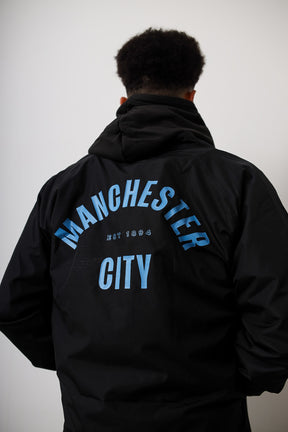 Manchester City FC Heavyweight Hoodie - Black