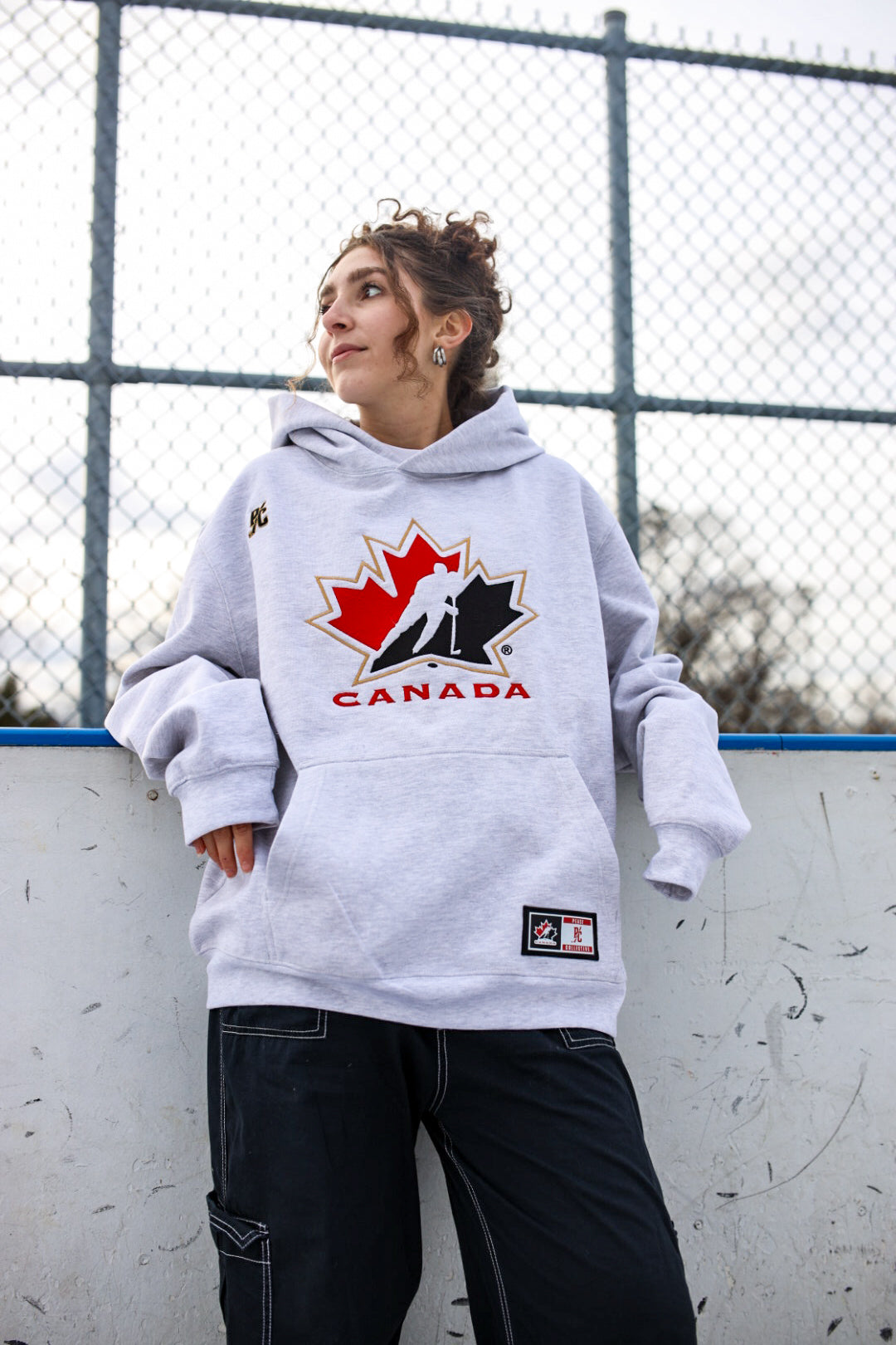 P/C x Hockey Canada Heavyweight Hoodie - Ash