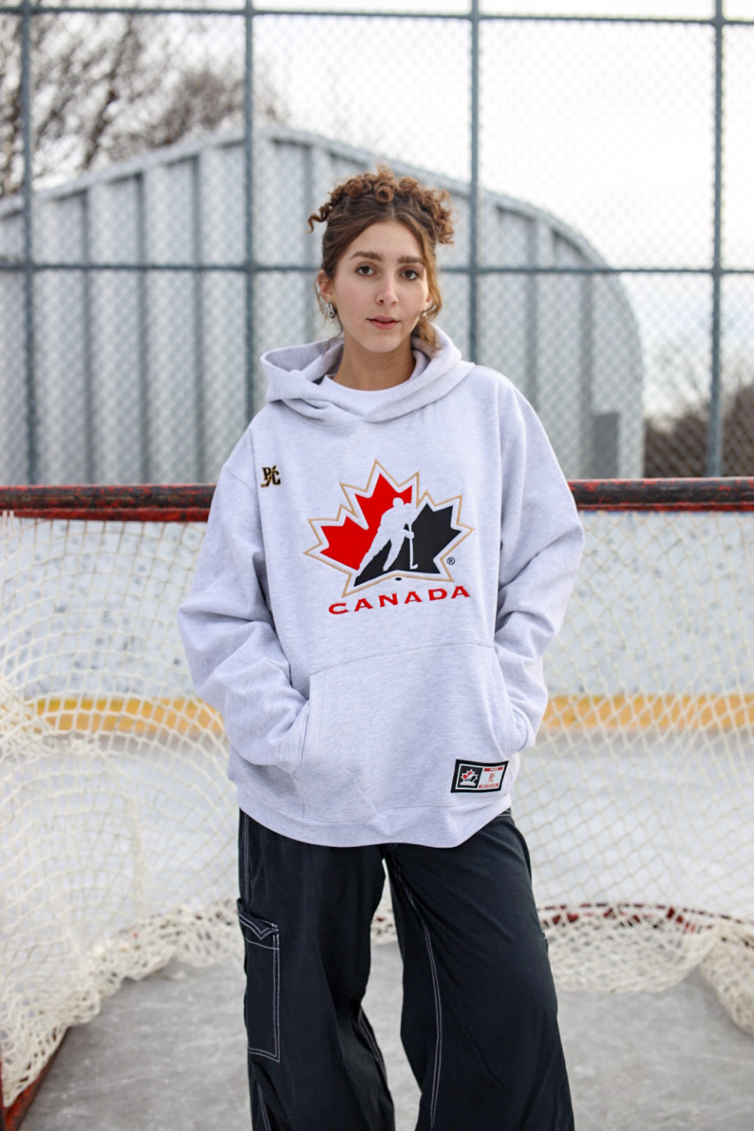 P/C x Hockey Canada Heavyweight Hoodie - Ash