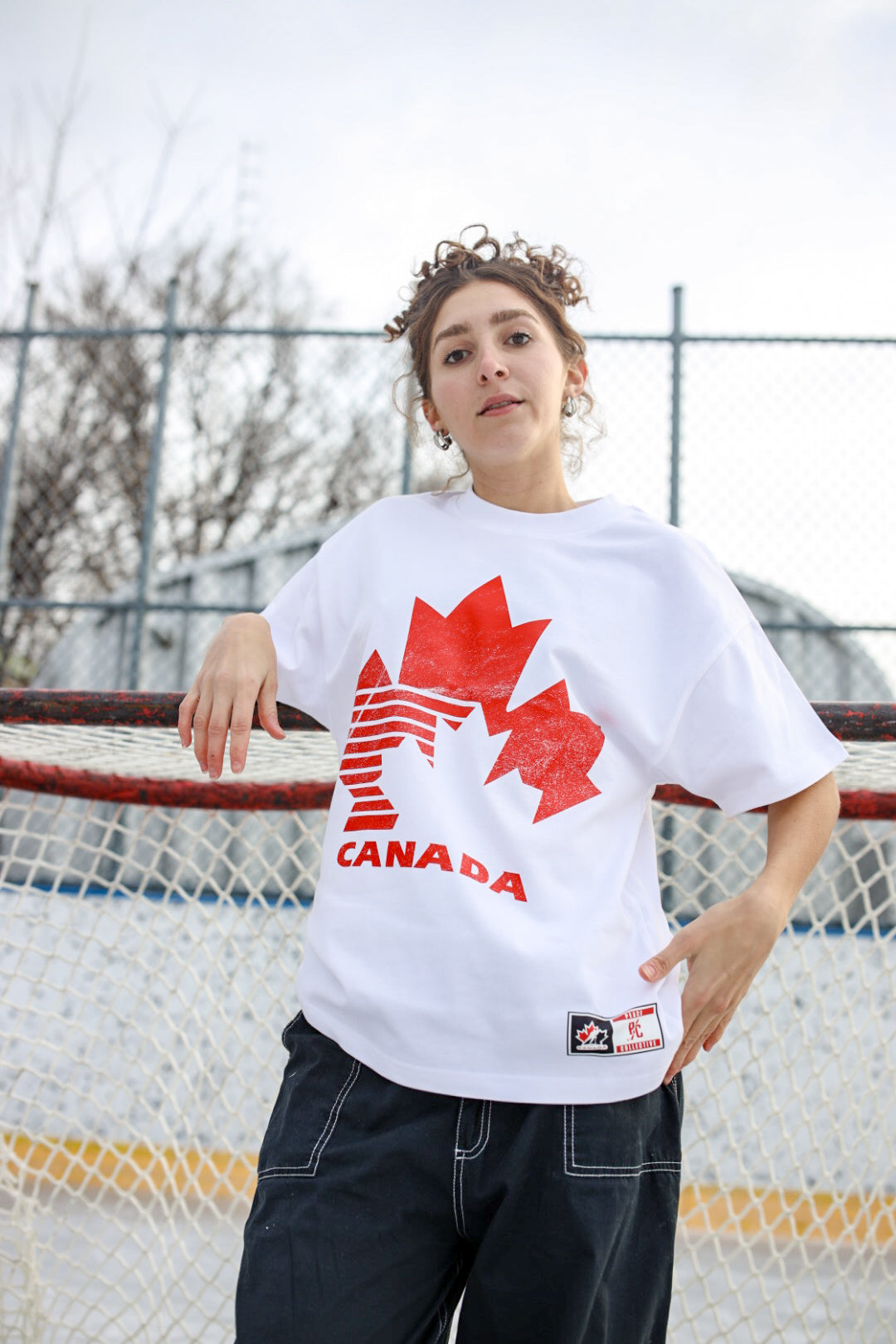 P/C x Hockey Canada Vintage Heavyweight T-Shirt - White