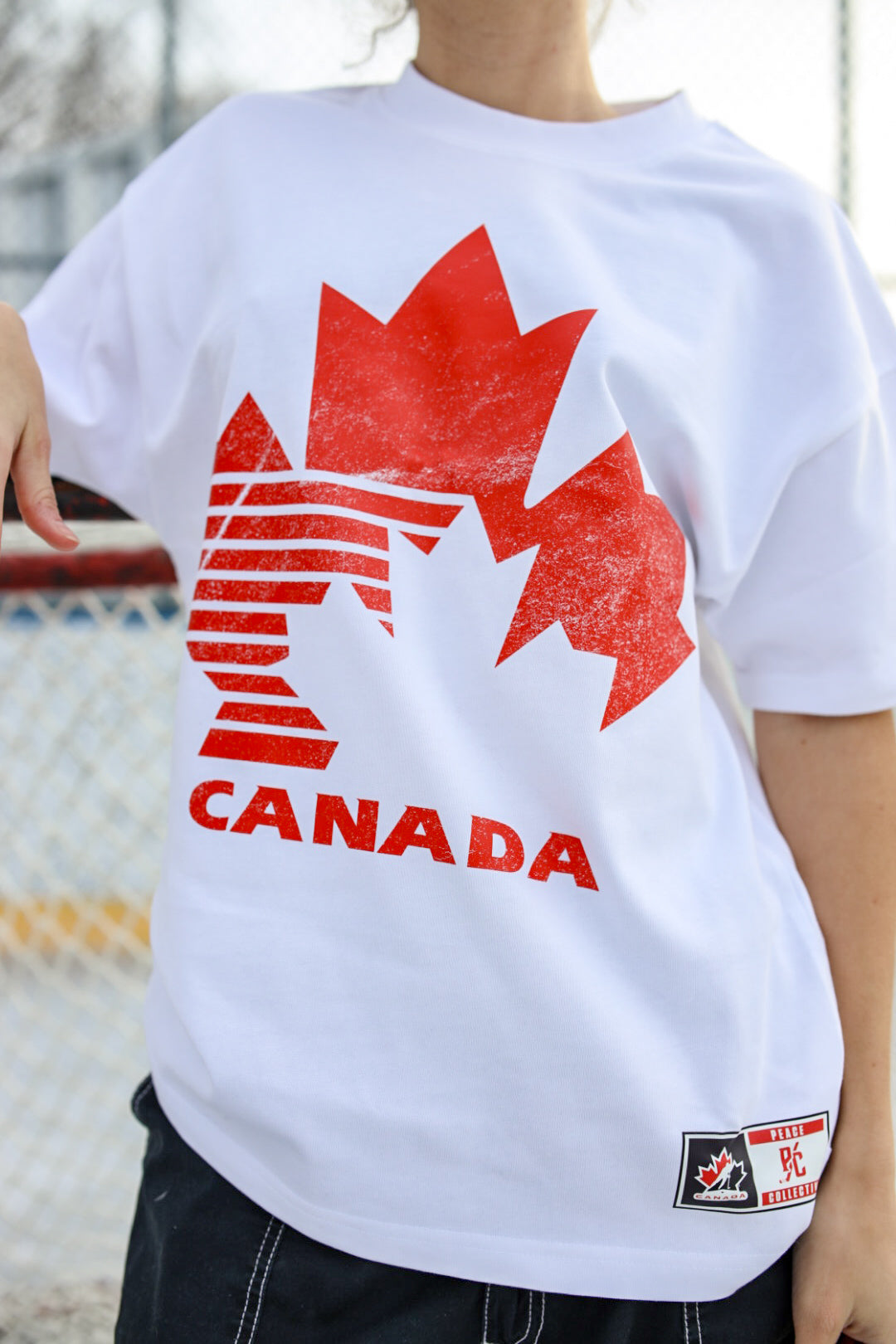 P/C x Hockey Canada Vintage Heavyweight T-Shirt - White