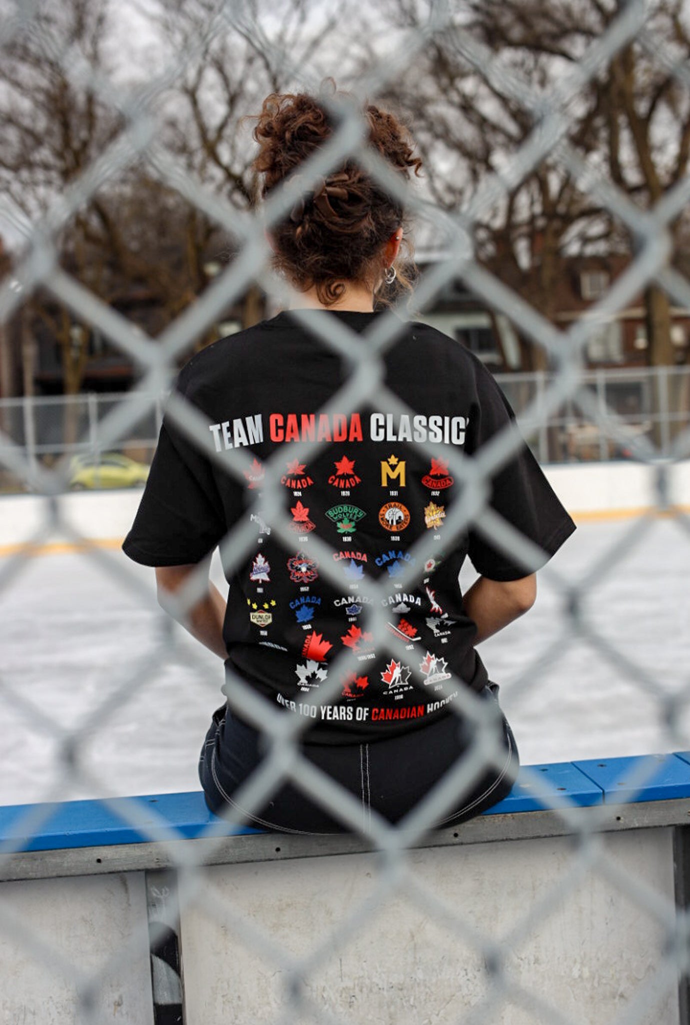 P/C x Hockey Canada Vintage Heavyweight T-Shirt - Black