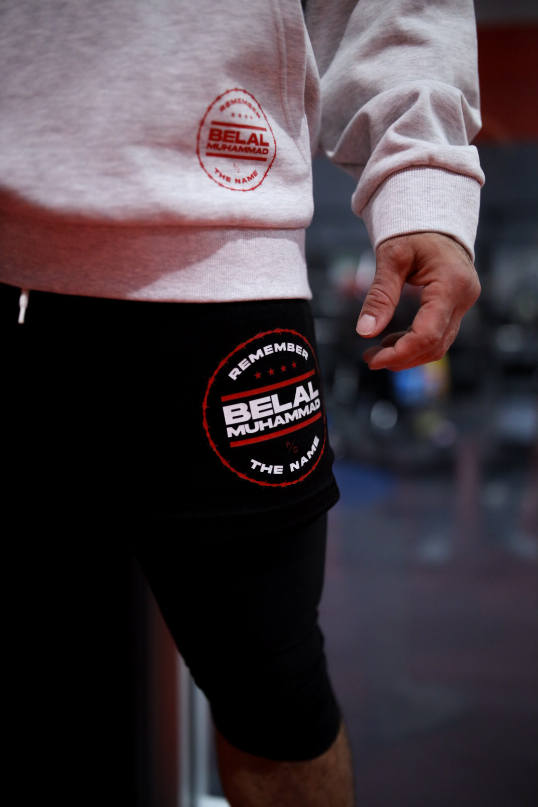 P/C x Belal Muhammad „Remember the Name“ Mesh-Shorts - Schwarz