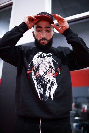 P/C x Belal Muhammad "Remember the Name" Crewneck - Black