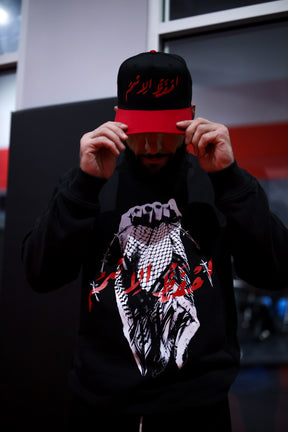 P/C x Belal Muhammad "Remember the Name" A-Frame Cap - Black/Red