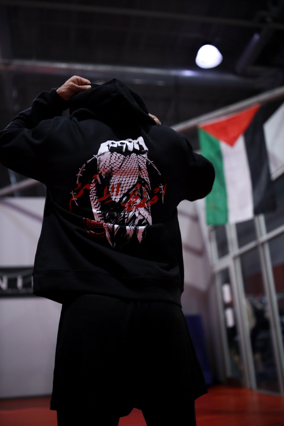 P/C x Belal Muhammad "Remember the Name" Heavyweight Hoodie - Black