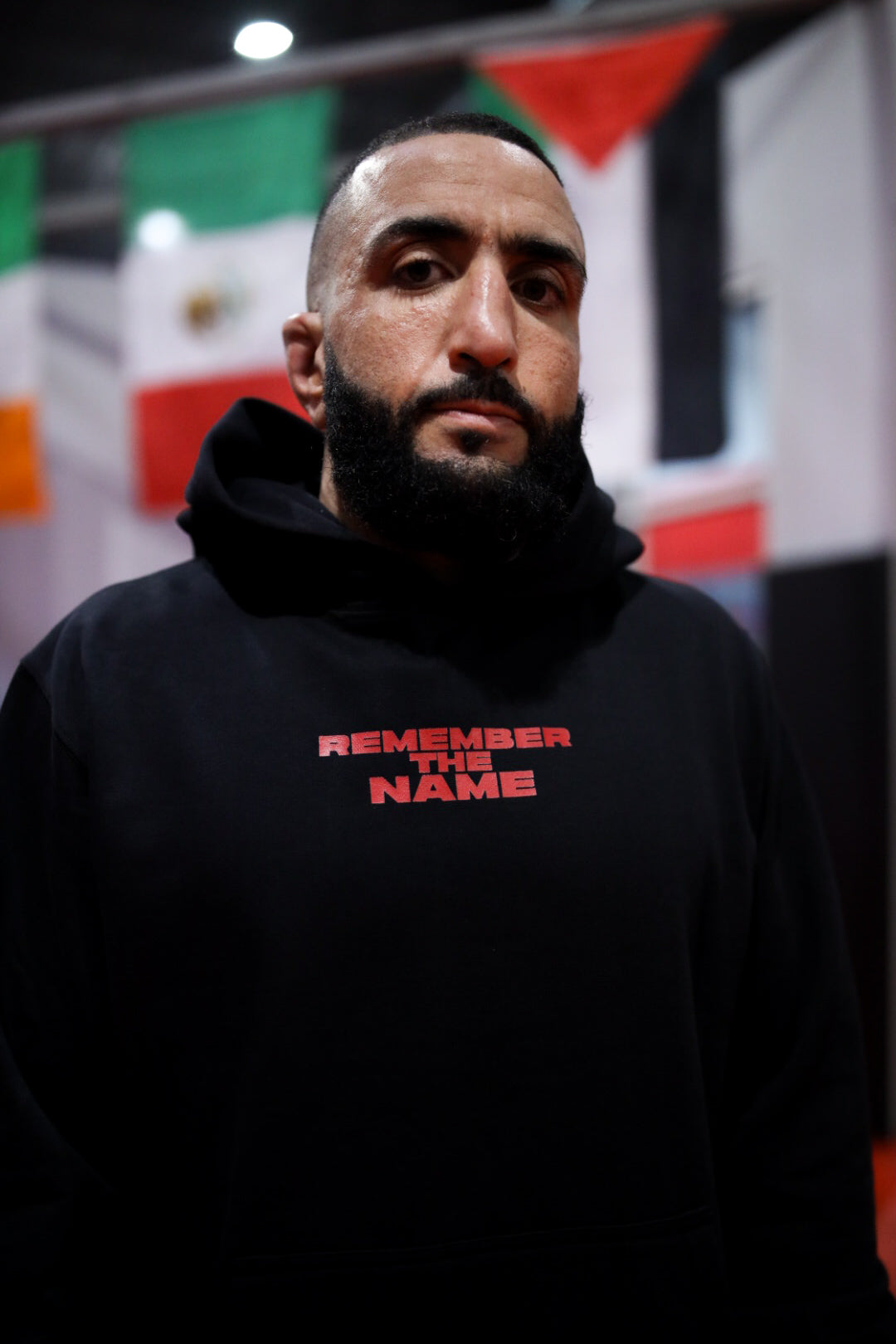 P/C x Belal Muhammad "Remember the Name" Heavyweight Hoodie - Black