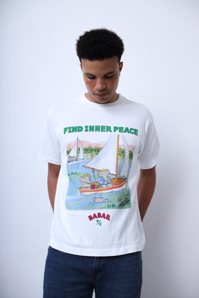 P/C x Babar Garment Dyed Heavyweight T-Shirt - White