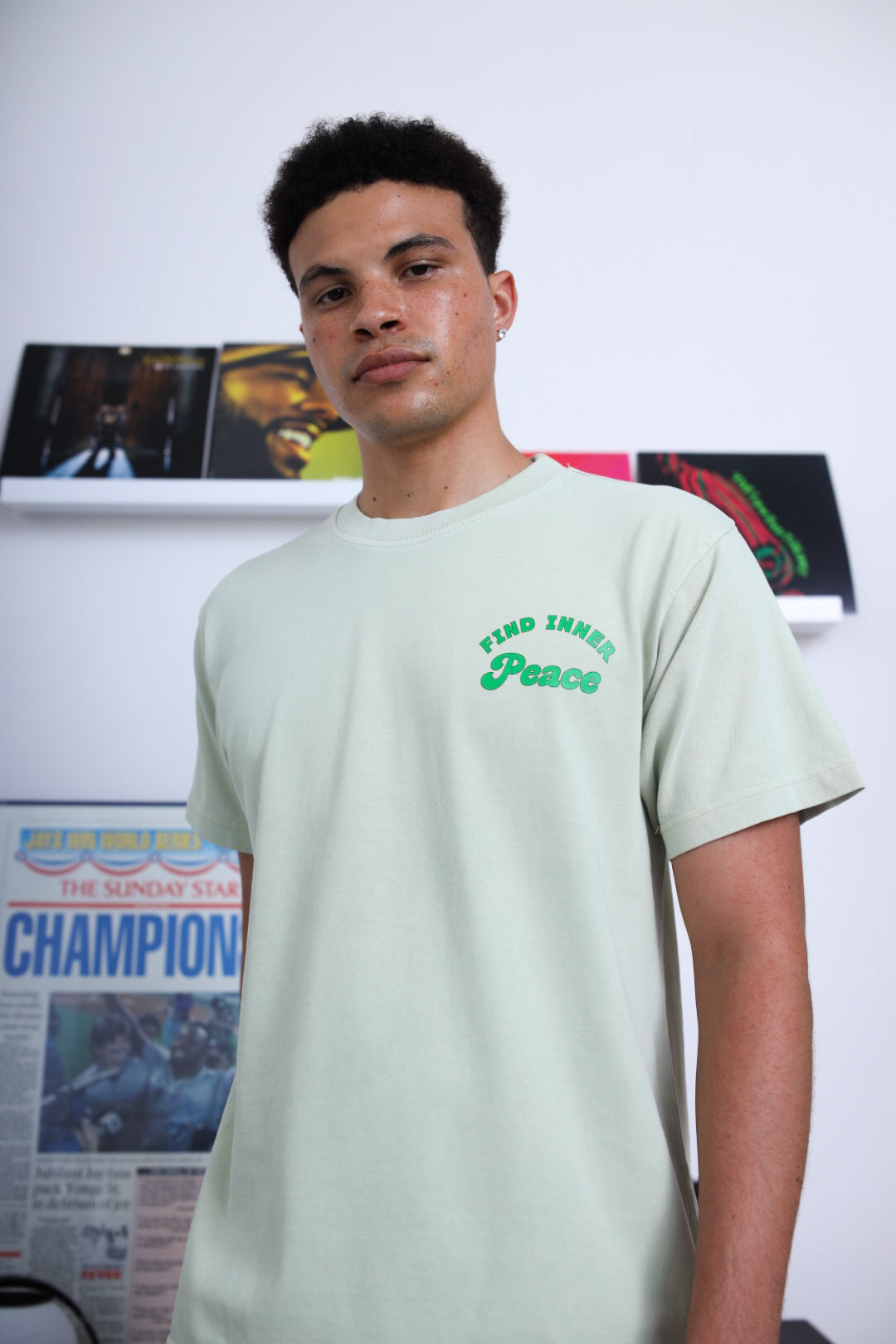 P/C x Babar Garment Dyed Heavyweight T-Shirt - Pistachio