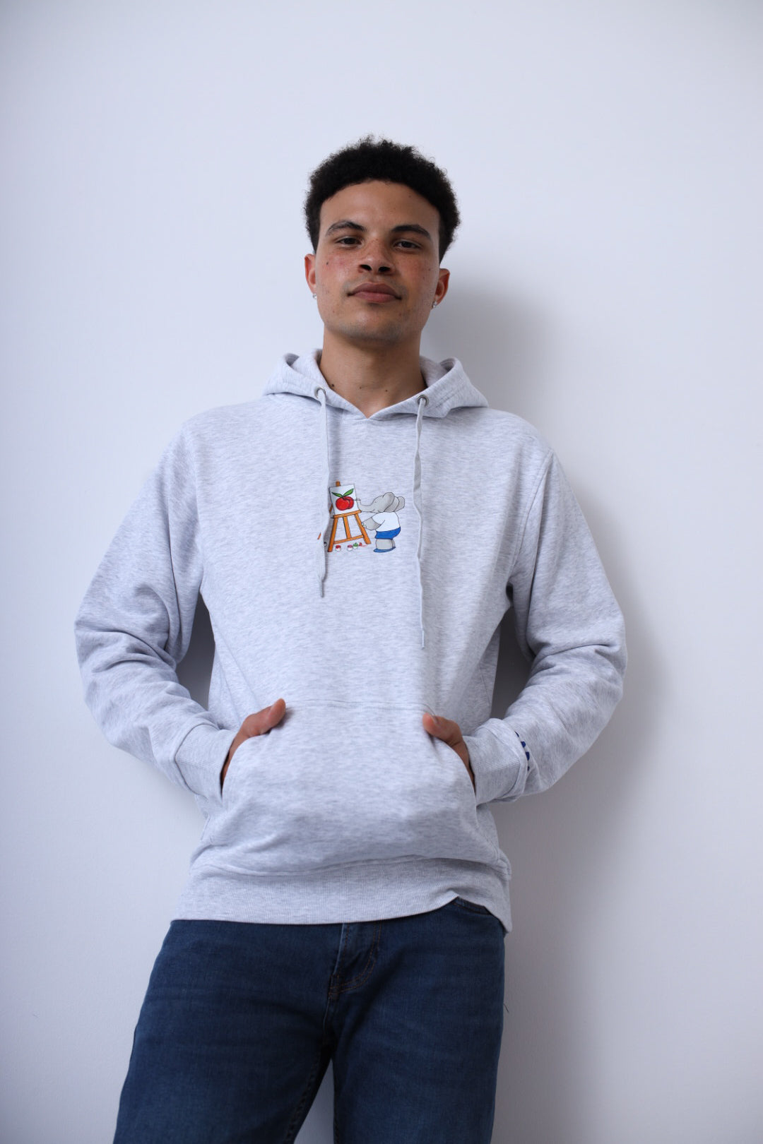 P/C x Babar Hoodie - Aschgrau