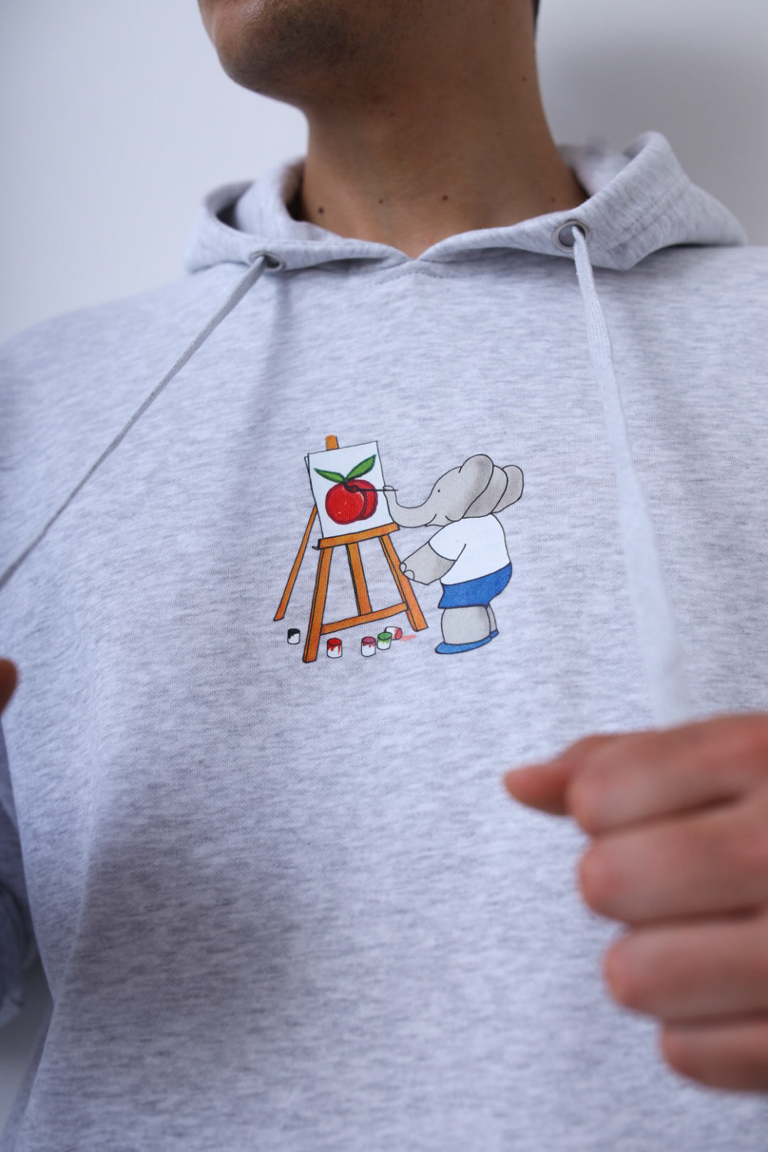 P/C x Babar Hoodie - Aschgrau