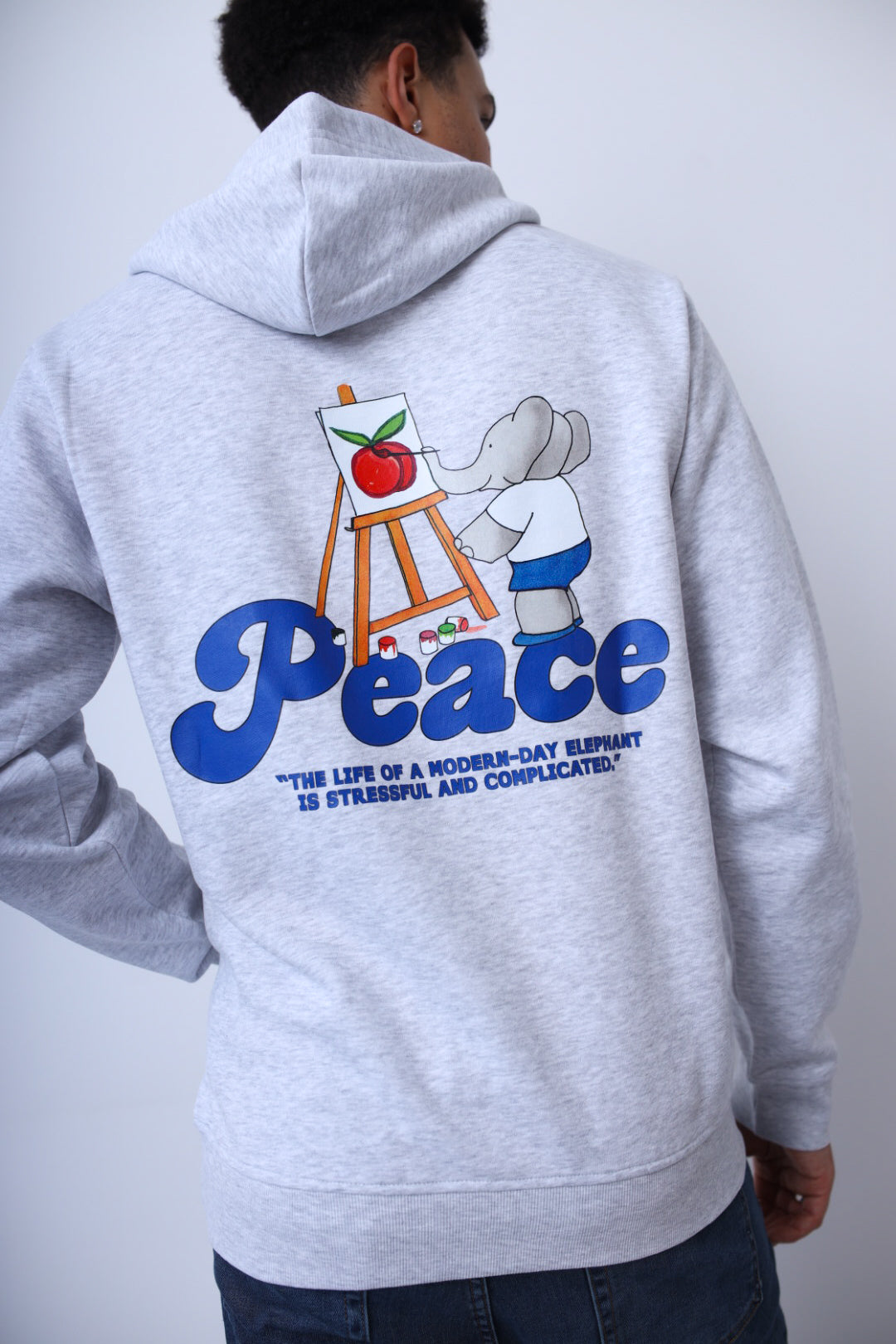 P/C x Babar Hoodie - Aschgrau