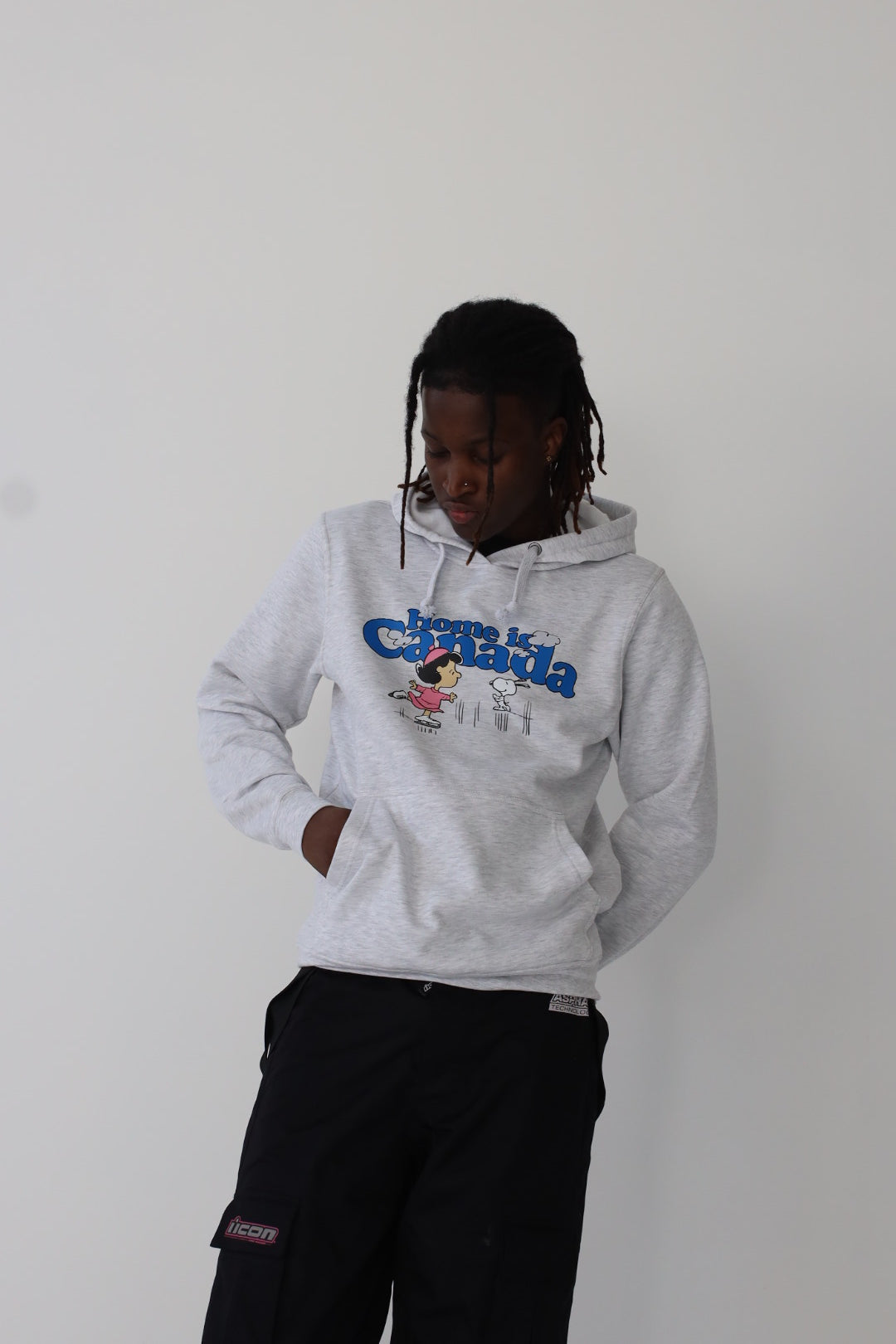 P/C x Peanuts Home is Canada Hoodie - Ash