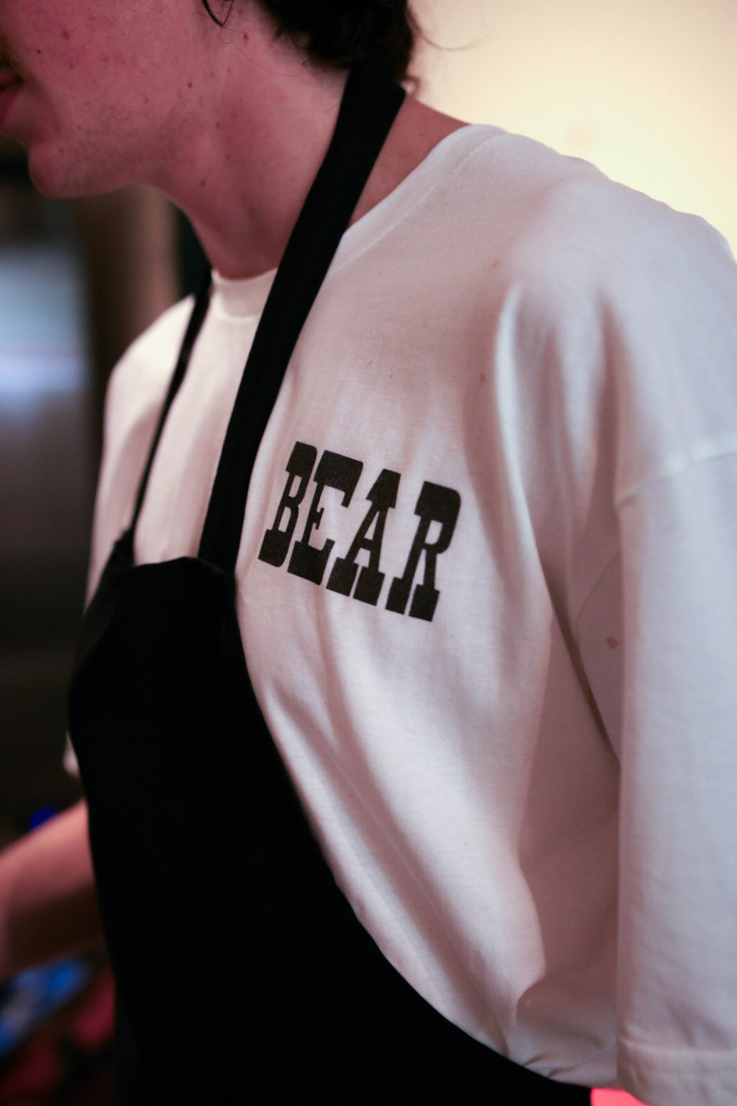 T-shirt publicitaire P/C x BEAR Steak Sandwiches - Ivoire