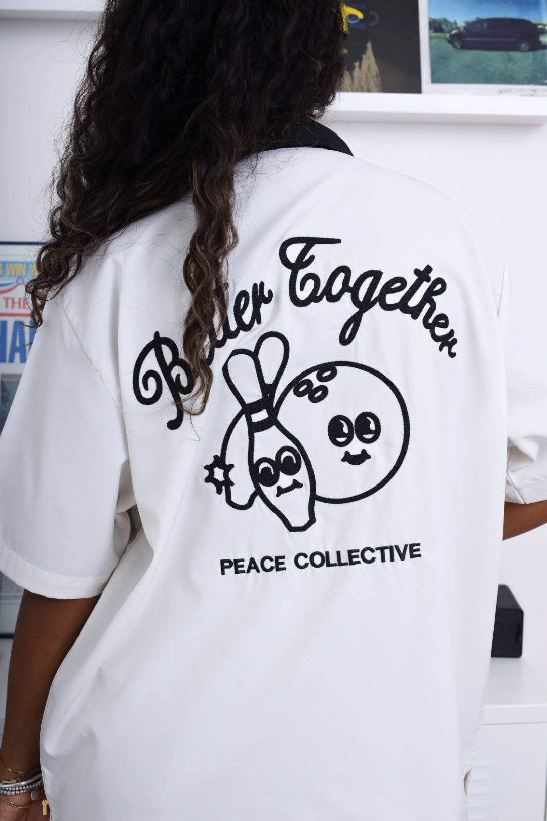 Better Together Bowling Shirt - Ivory