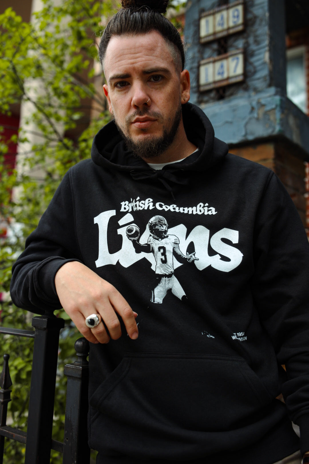 BC Lions Classic Hoodie - Black