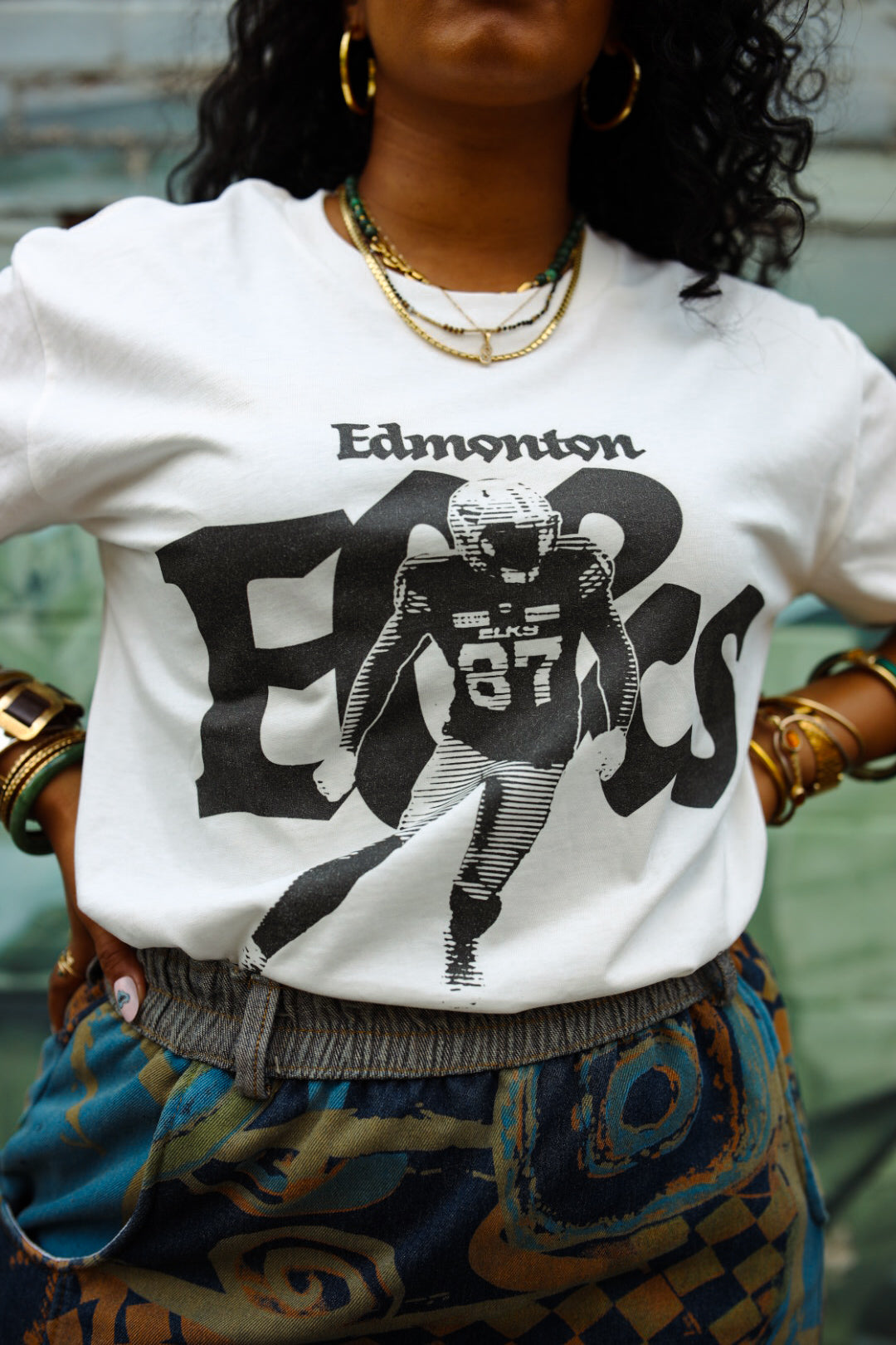 Edmonton Elks Classic T-Shirt - Ivory