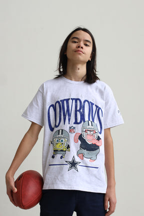 T-shirt pour enfant Bob l'éponge et Patrick Rush - Dallas Cowboys