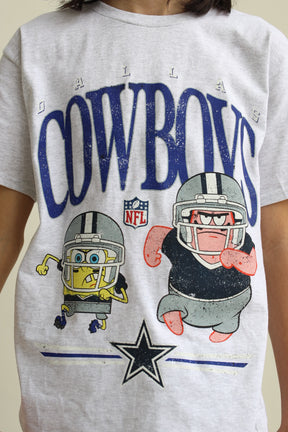 Spongebob & Patrick Rush Kids T-Shirt - Dallas Cowboys