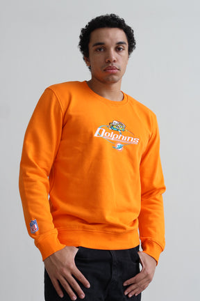 NFL x Nickelodeon Embroidered Crewneck - Miami Dolphins