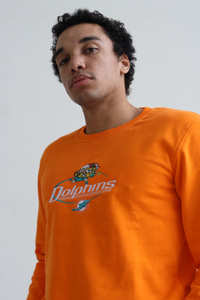 NFL x Nickelodeon Embroidered Crewneck - Miami Dolphins