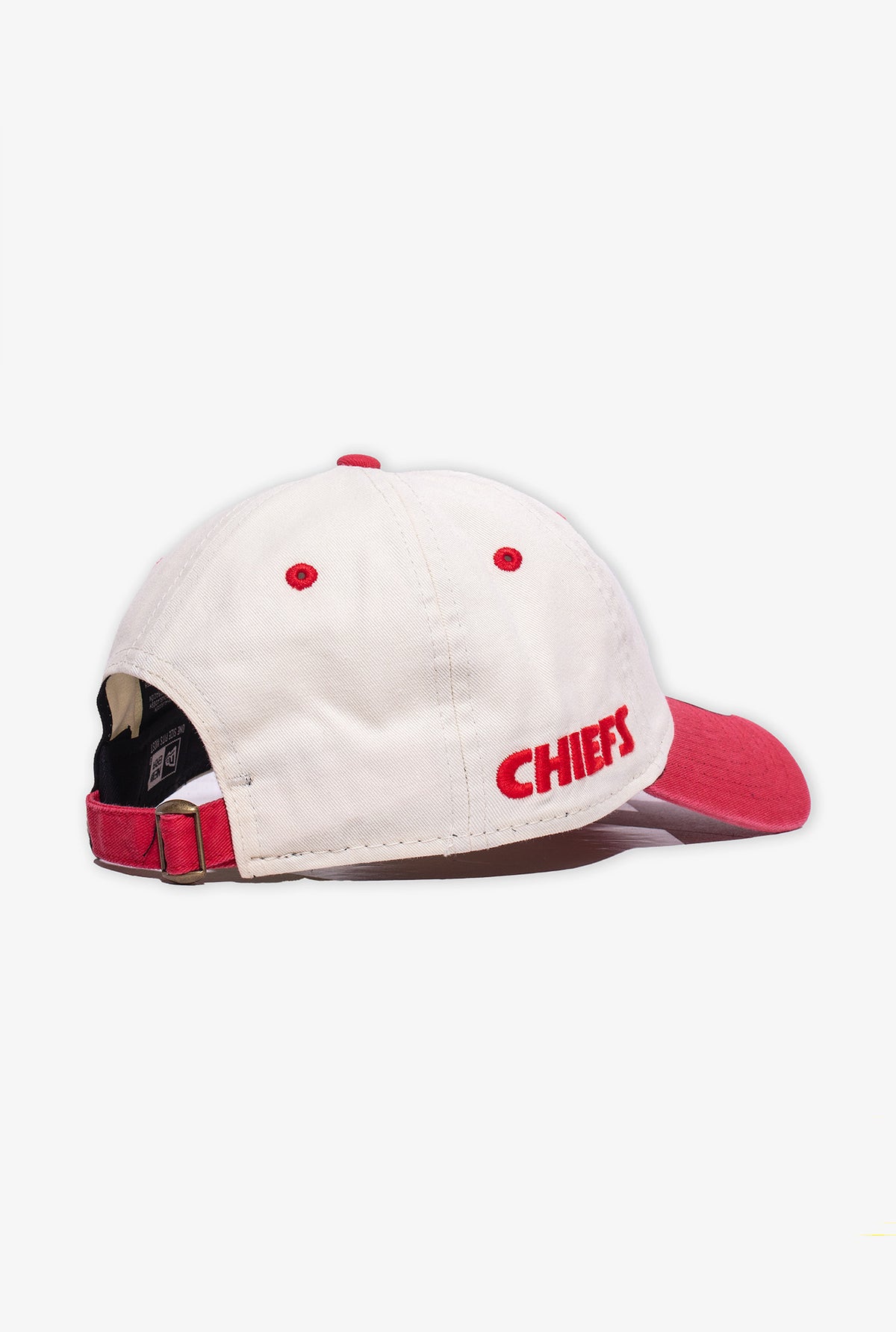 Kansas City Chiefs Sidescript 9TWENTY Adjustable Cap - Ivory