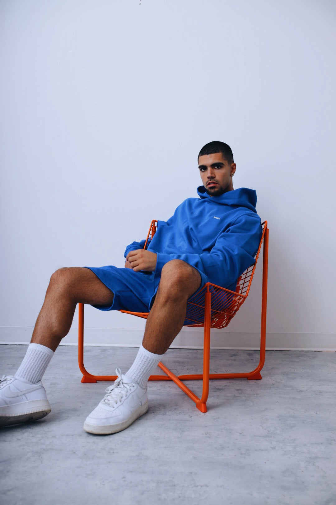 Peace Basics Heavyweight Hoodie - Strong Blue