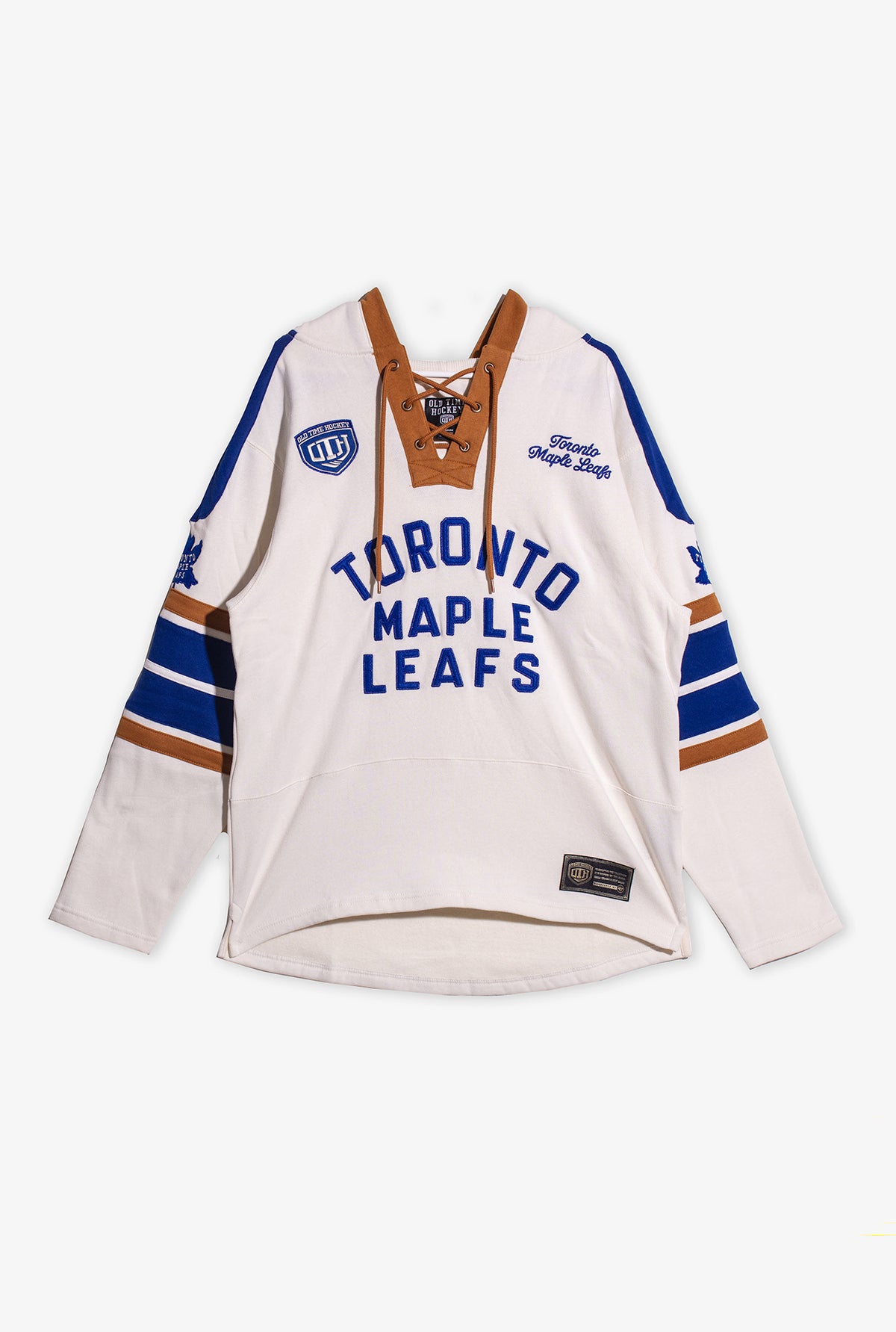 Sweat à capuche Heritage Lacer des Maple Leafs de Toronto - Ivoire