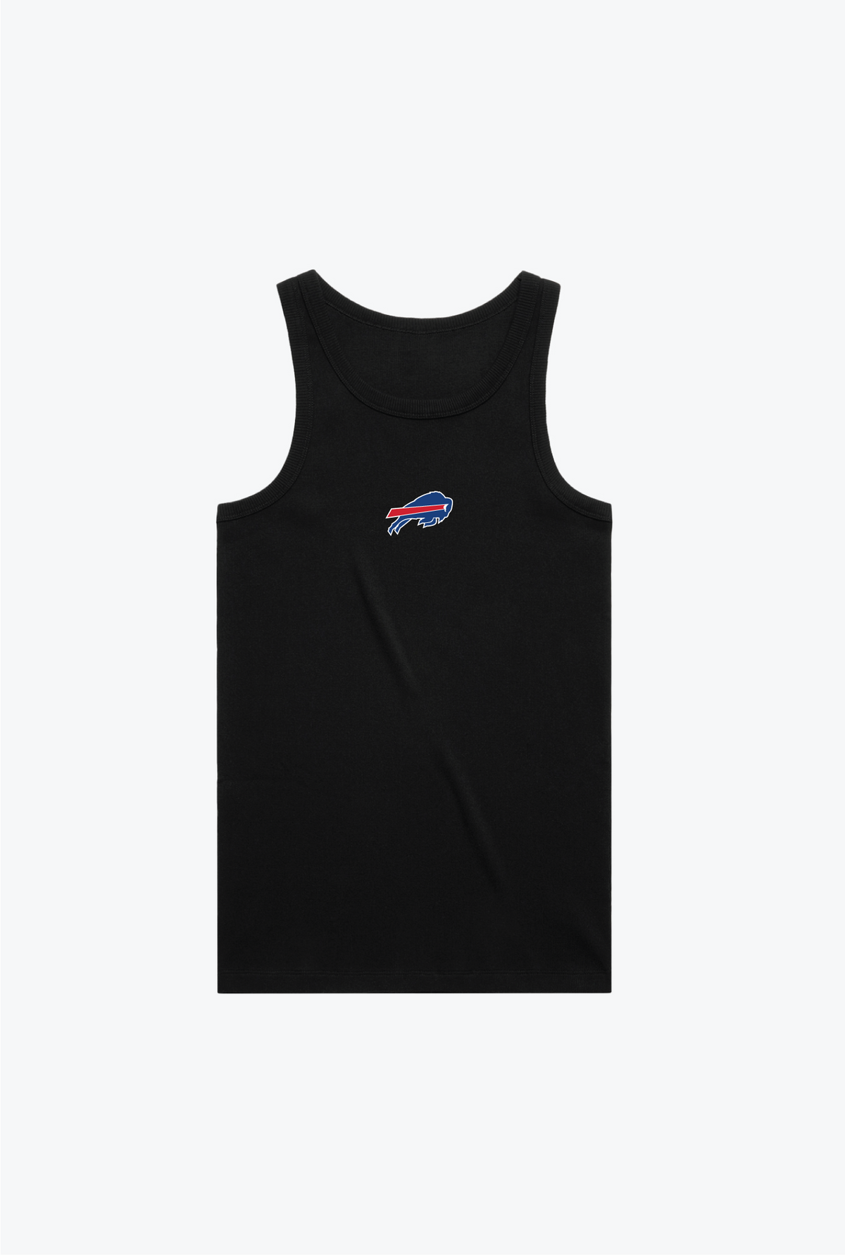 Buffalo Bills Centre Chest Ribbed Tank - Black