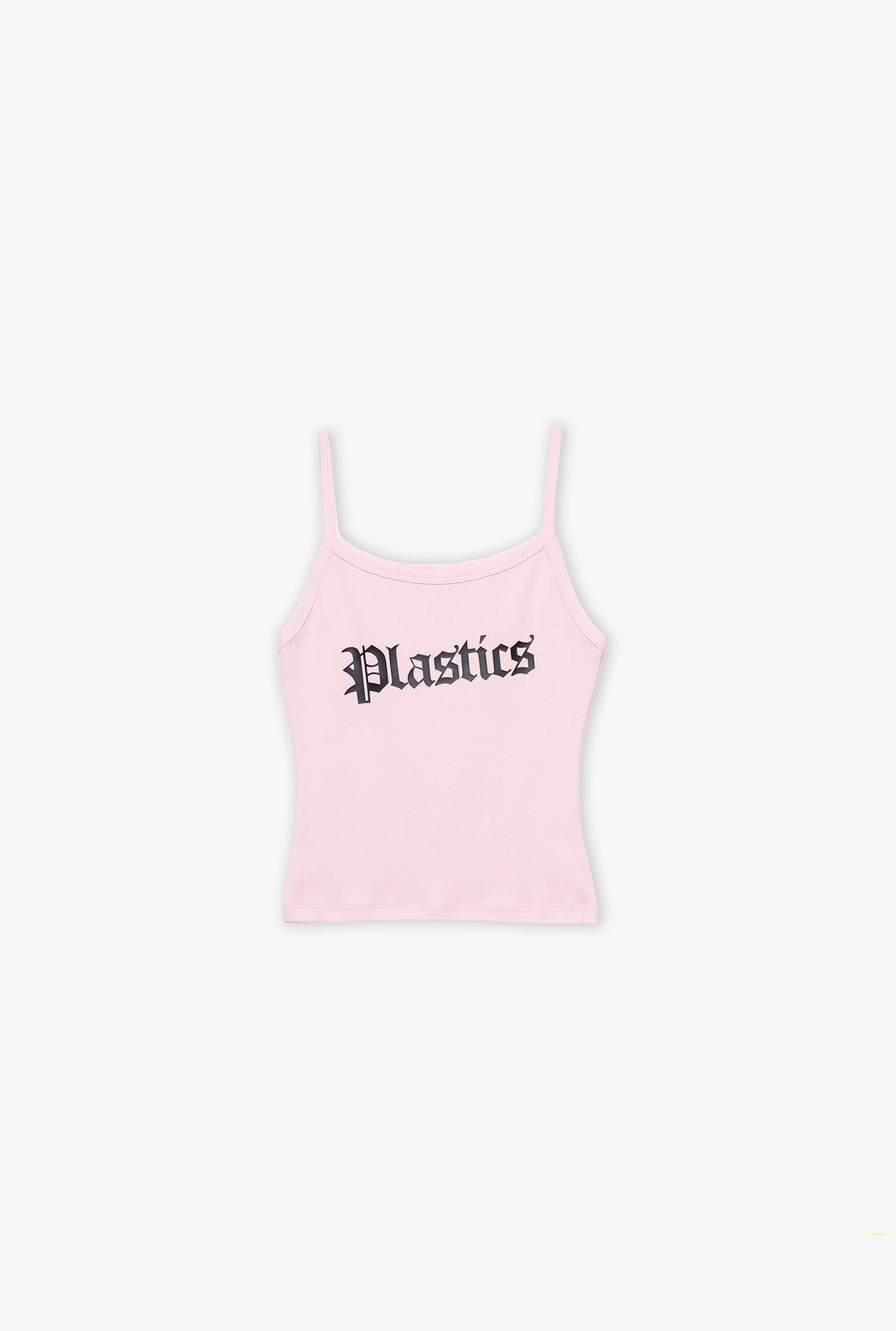 P/C x Mean Girls Plastics Geripptes Tanktop mit Brustmitte - Rosa