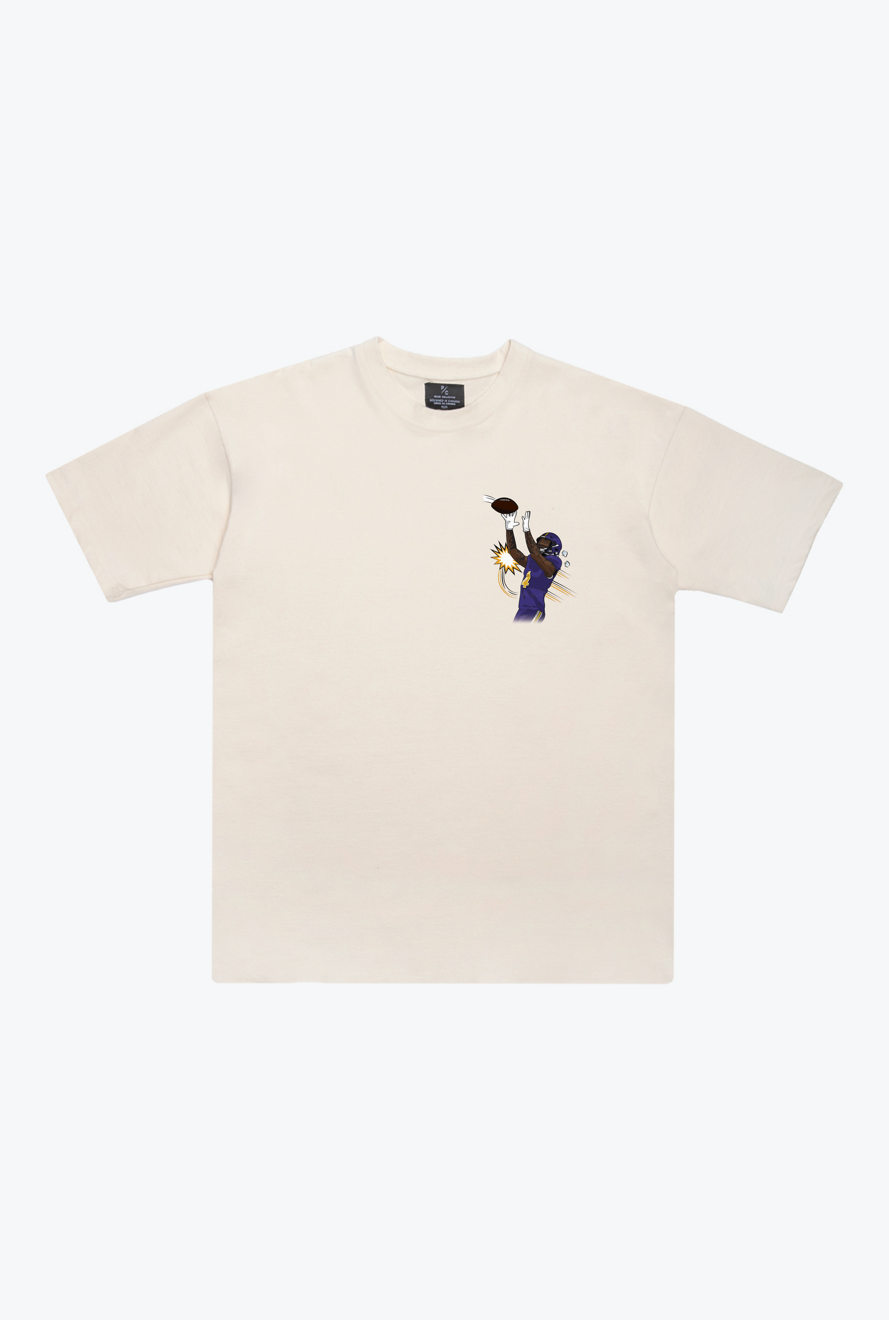 Zay Flowers Heavyweight T-Shirt - Ivory