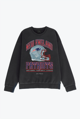 New England Patriots Helmet SuperHeavy™️ Crewneck - Black