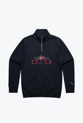 Indiana Fever Quarter Zip - Navy