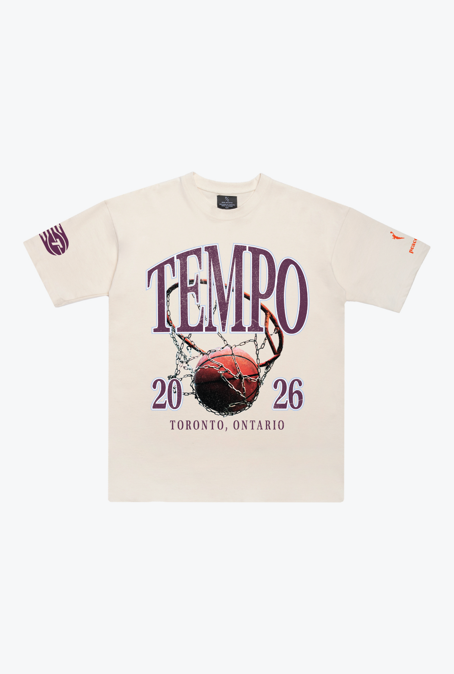 Toronto Tempo Heavyweight T-Shirt - Ivory