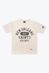 New Orleans Saints Athletic Club Heavyweight T-Shirt - Ivory