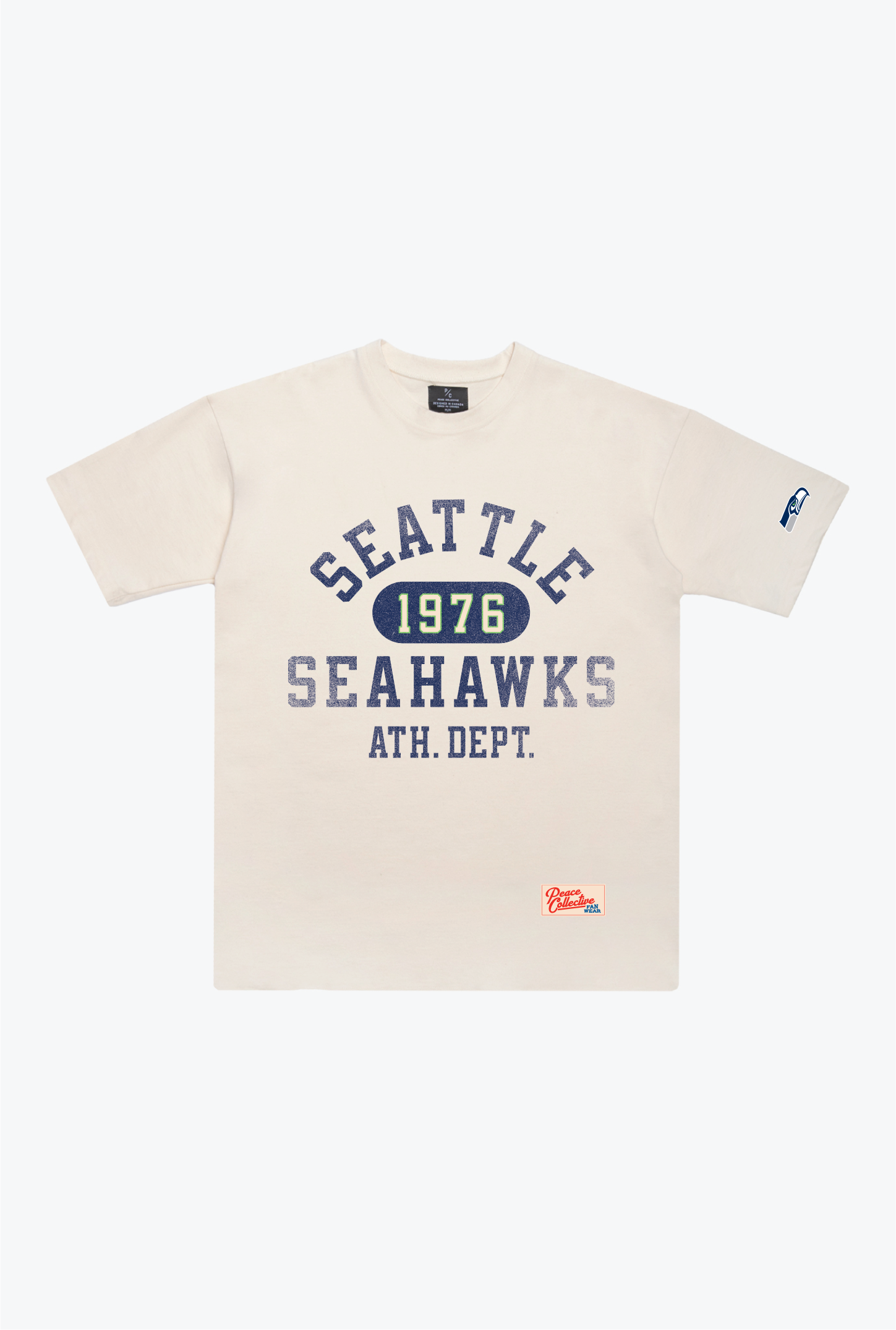 Seattle Seahawks Athletic Club Heavyweight T-Shirt - Ivory