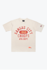 Kansas City Chiefs Athletic Club Heavyweight T-Shirt - Ivory